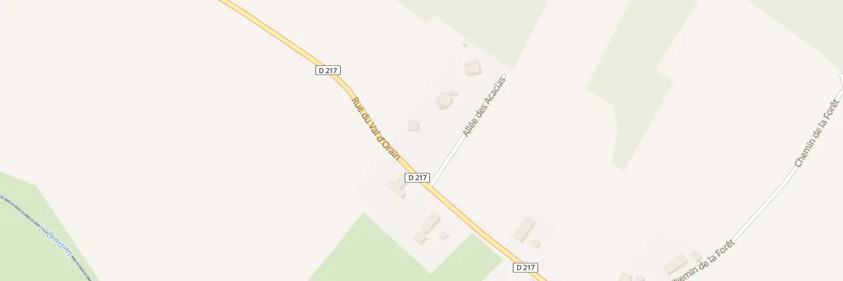 Plan du 1 All des Acacias à Séligney