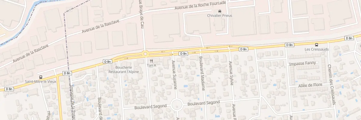 Plan du 1 Av Suzanne à Aubagne