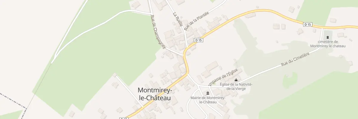 Plan du 1 Grande Rue à Montmirey-le-Château
