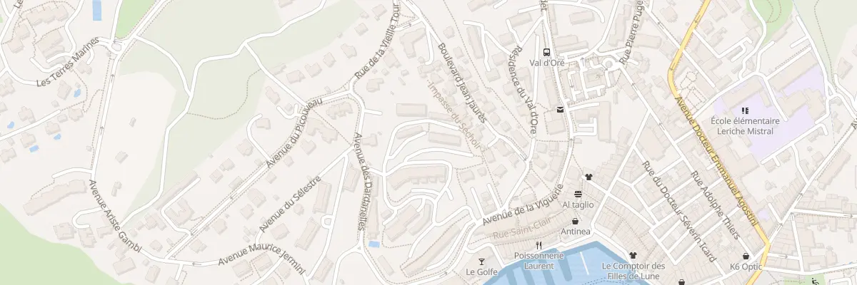 Plan du 9001 Res de la Rade Nord à Cassis