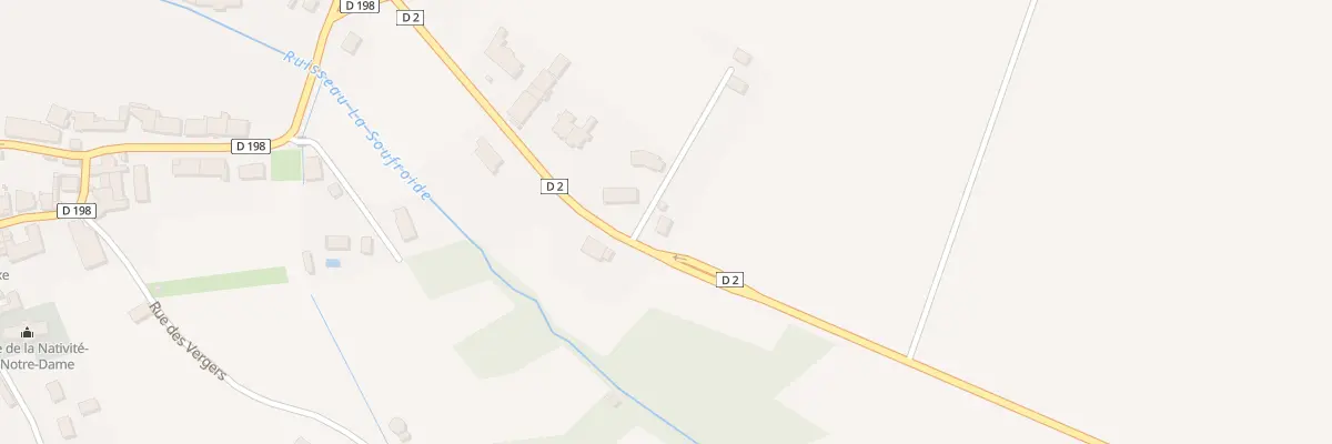 Plan du 2B Rte d’Autrey à Nantilly