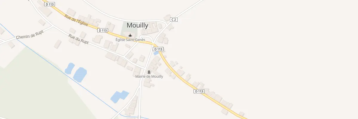 Plan du 11 Rue de France à Mouilly