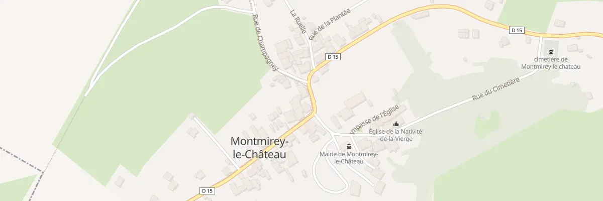Plan du 3 Grande Rue à Montmirey-le-Château
