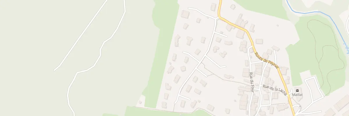 Plan du 134 En Coiron à Maillat