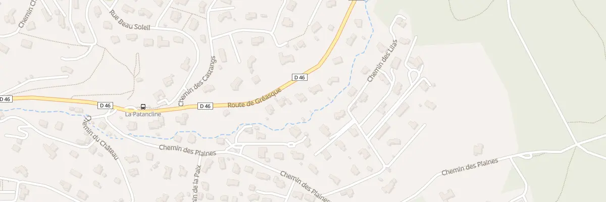 Plan du 824 Rte de Greasque à Saint-Savournin
