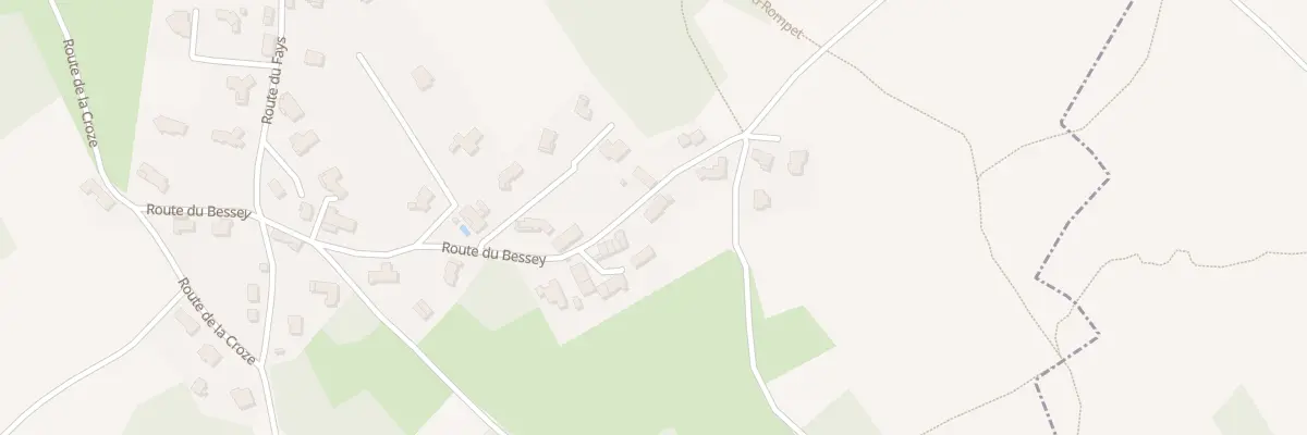 Plan du 410 Rte du Bessey à Réaumont