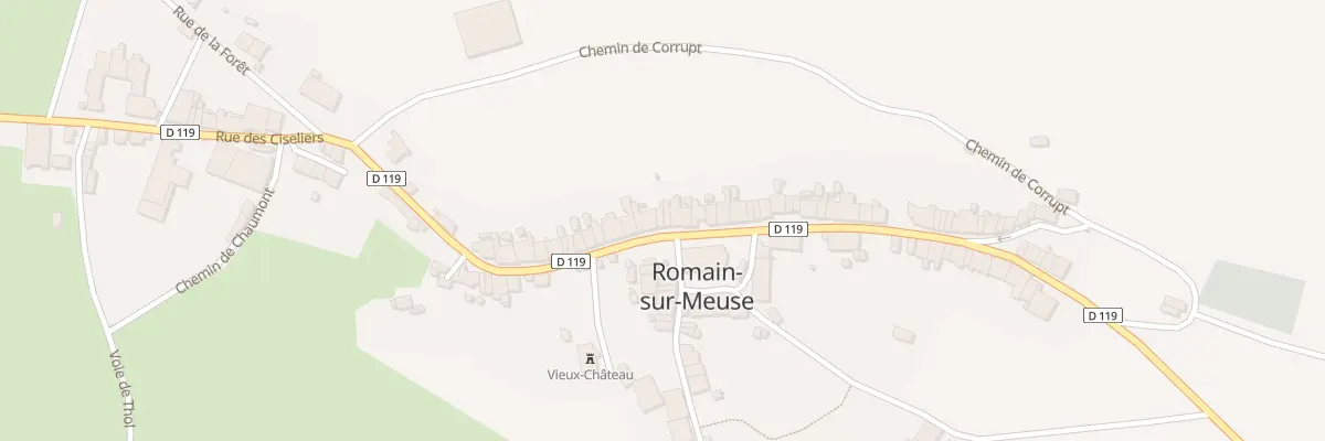 Plan du 42 Rue des Ciseliers à Romain-sur-Meuse