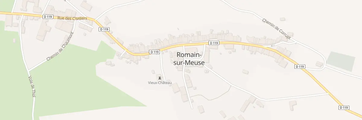 Plan du 4 Rue du Chateau à Romain-sur-Meuse