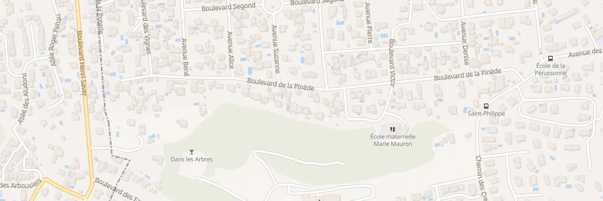 Plan du 39 Bd de la Pinede à Aubagne