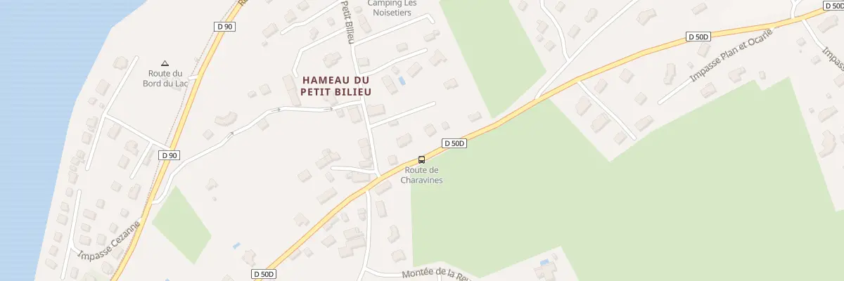 Plan du 1287 Rte de Charavines à Bilieu