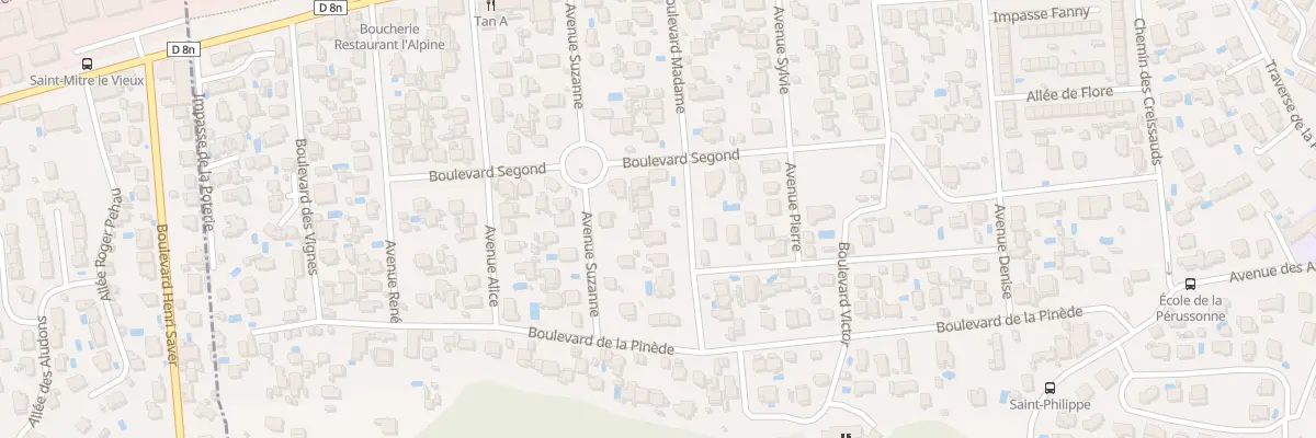 Plan du 16 Bd Madame à Aubagne