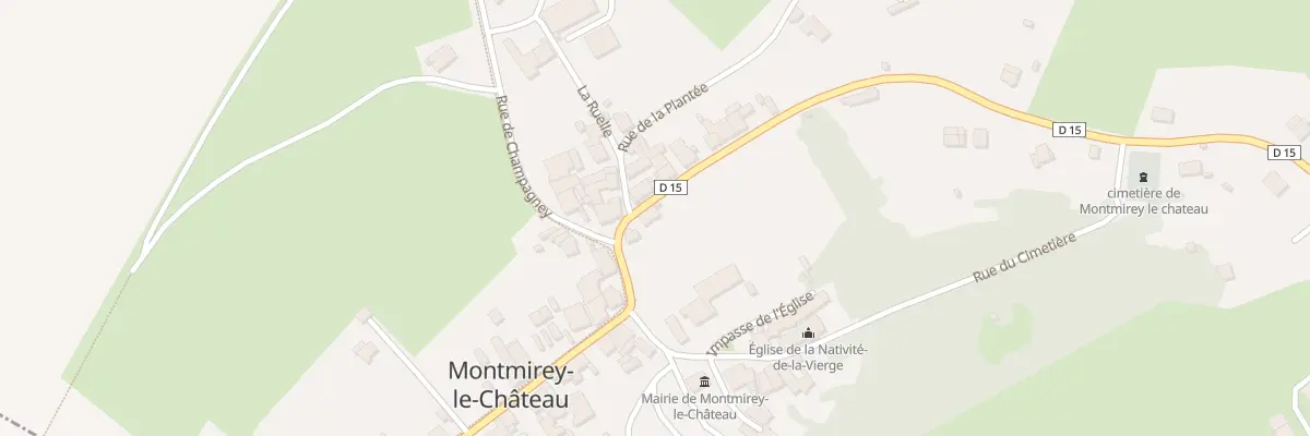Plan du 3 Rue de Brans à Montmirey-le-Château