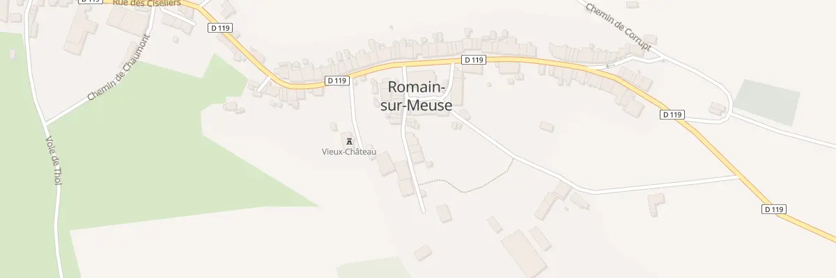 Plan du 5 Rue du Chateau à Romain-sur-Meuse