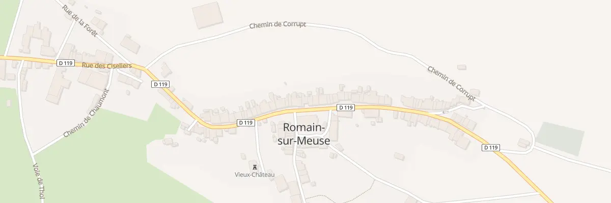 Plan du 38 Rue des Ciseliers à Romain-sur-Meuse