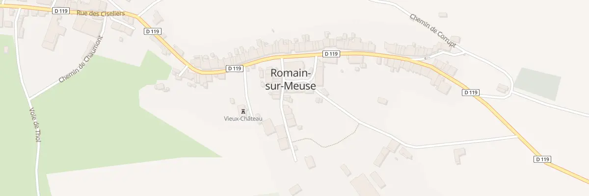Plan du 3 Rue du Chateau à Romain-sur-Meuse