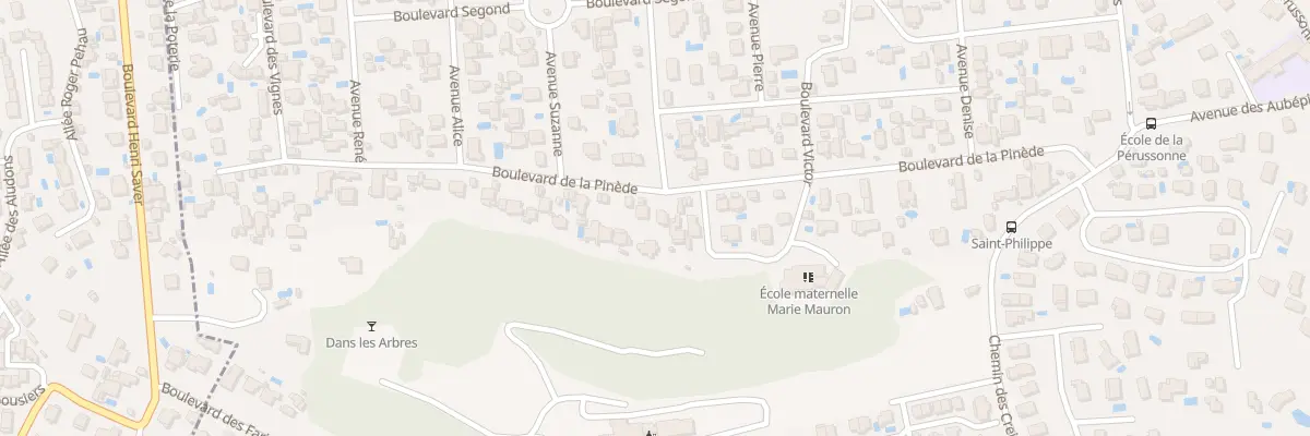Plan du 35 Bd de la Pinede à Aubagne