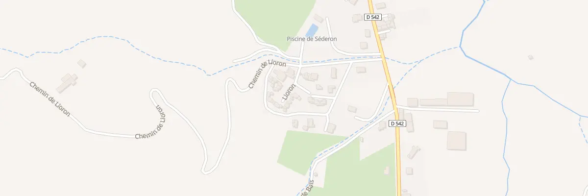 Plan du 9 Che du Lioron à Séderon
