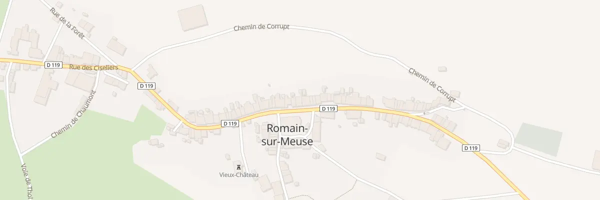 Plan du 34 Rue des Ciseliers à Romain-sur-Meuse