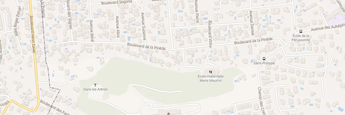 Plan du 33 Bd de la Pinede à Aubagne