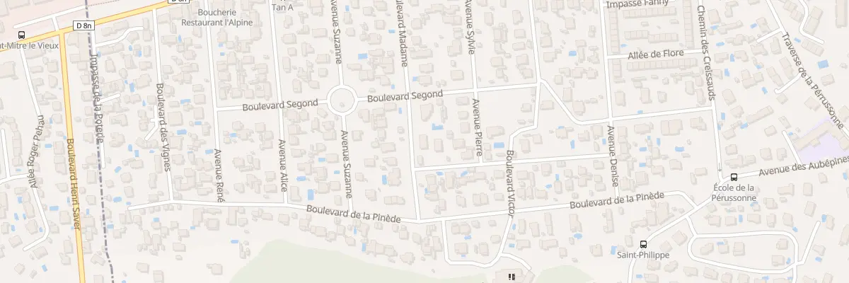 Plan du 9015 Bd Madame à Aubagne