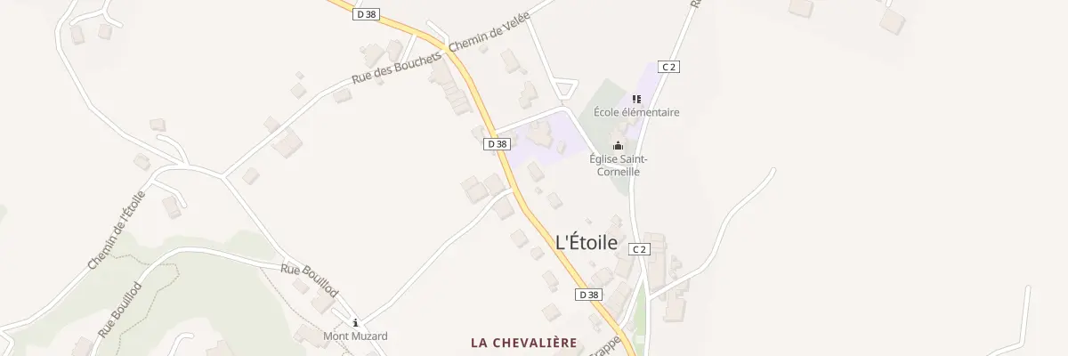 Plan du 151 Rue de la Chevalière à L’Étoile