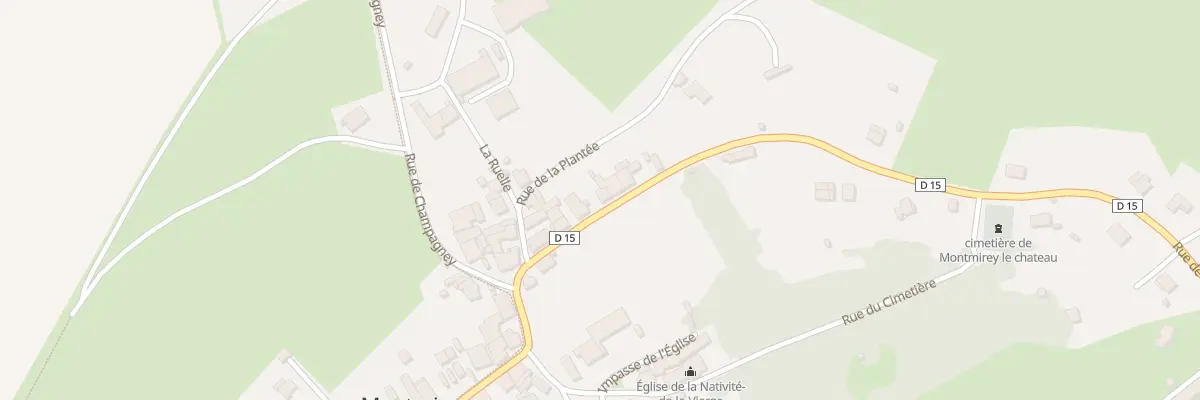 Plan du 10 Rue de Brans à Montmirey-le-Château