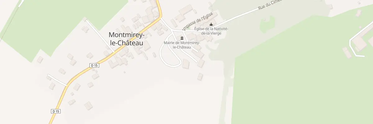 Plan du 1 Imp de la Mairie à Montmirey-le-Château