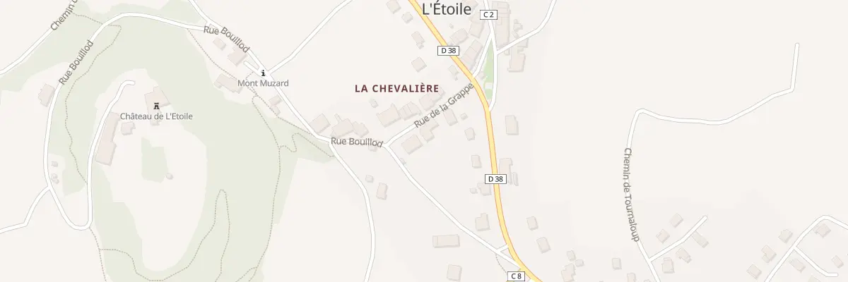 Plan du 150 Rue Bouillod à L’Étoile