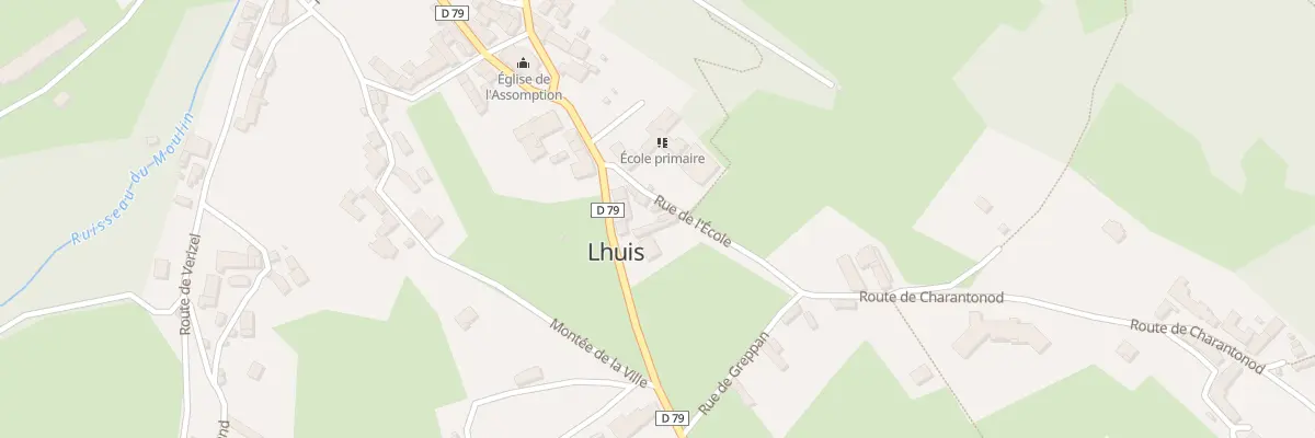 Plan du 60 Rue de l’École à Lhuis