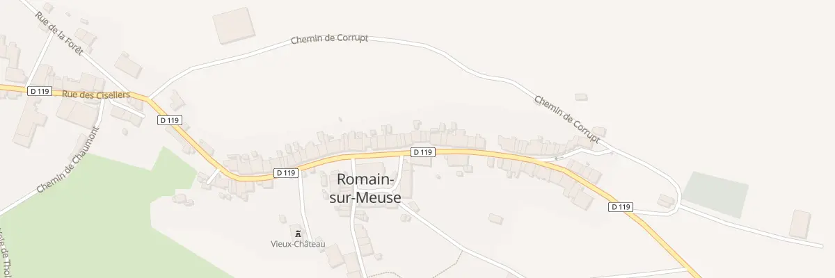 Plan du 28 Rue des Ciseliers à Romain-sur-Meuse