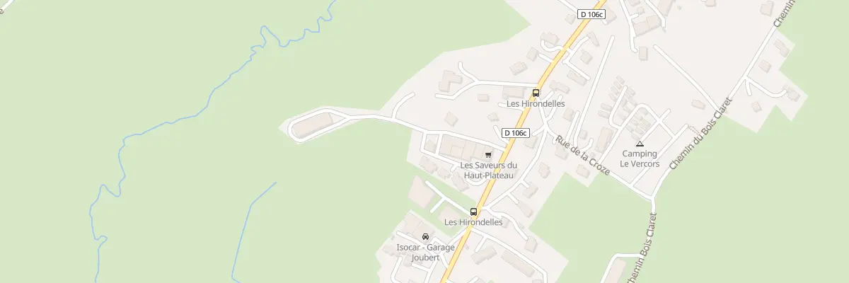 Plan du 474 Rte de Méaudre à Autrans-Méaudre en Vercors