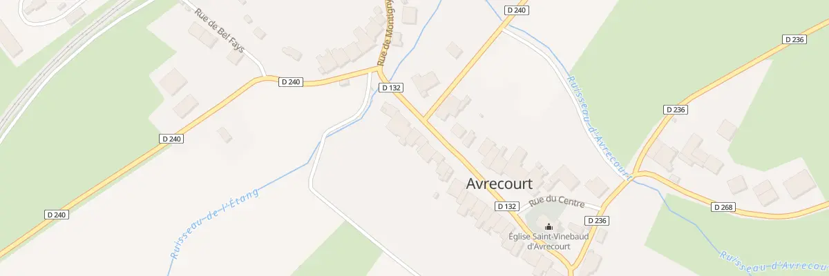Plan du 27 Rue du Centre à Avrecourt