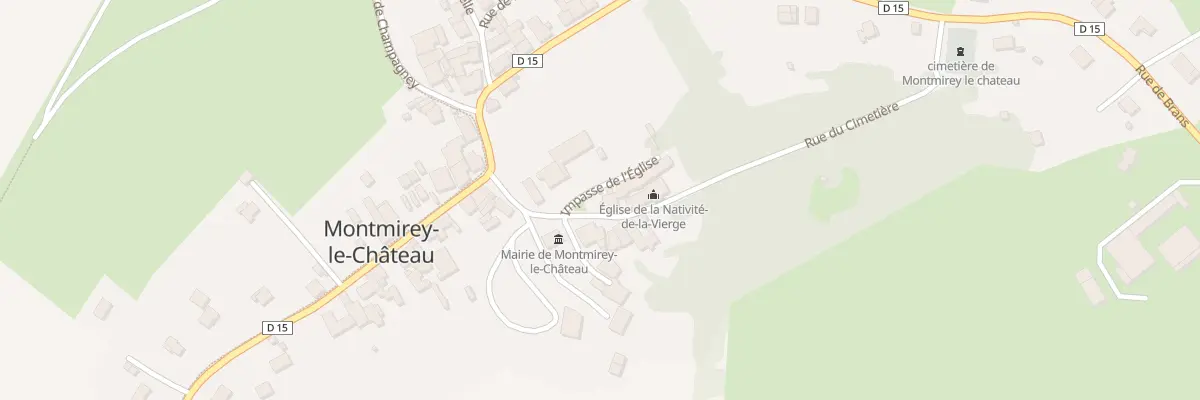 Plan du 4 Rue de l’Eglise à Montmirey-le-Château