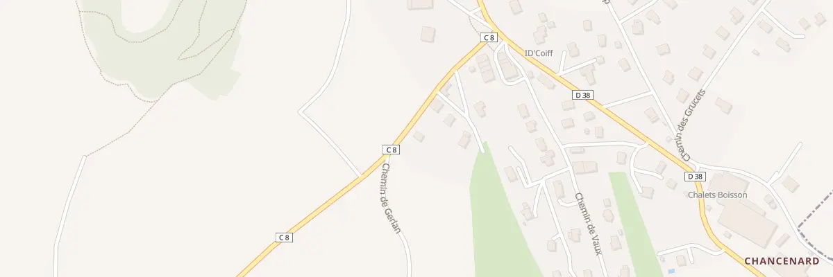 Plan du 134 Rte de Saint-Didier à L’Étoile