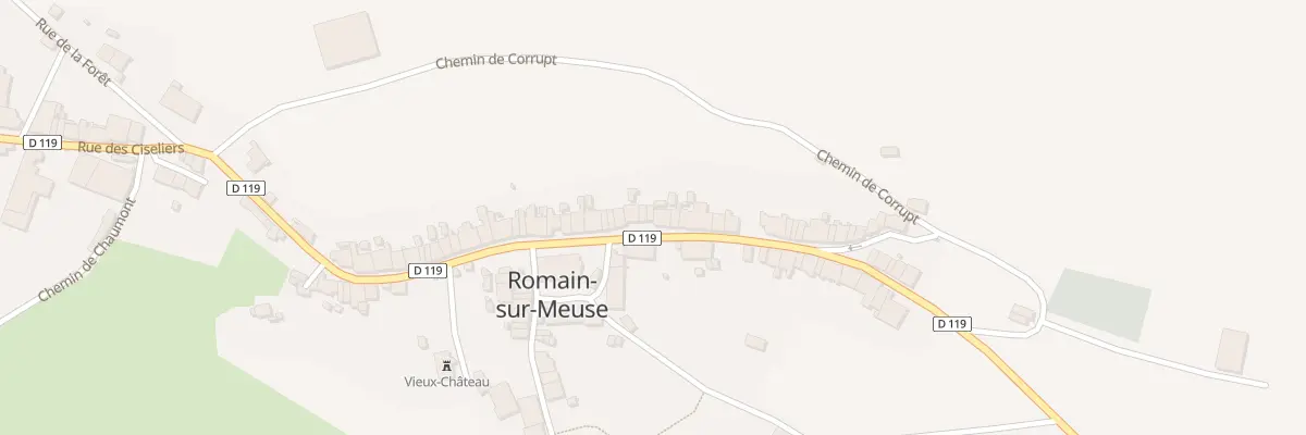 Plan du 26 Rue des Ciseliers à Romain-sur-Meuse