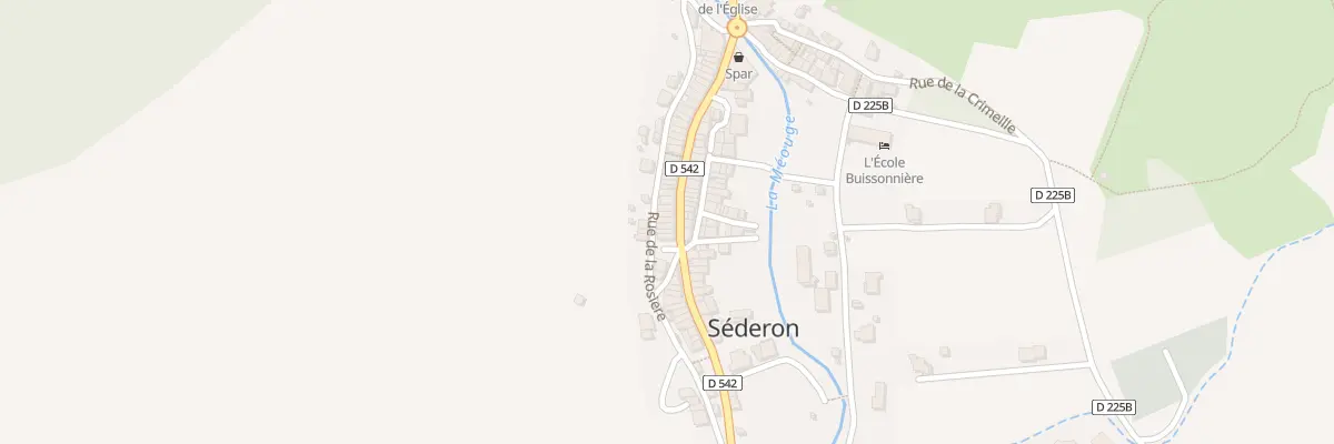 Plan du 5016 Le Village à Séderon