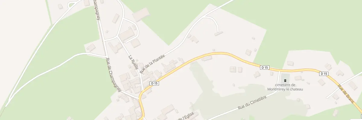 Plan du 18 Rue de Brans à Montmirey-le-Château
