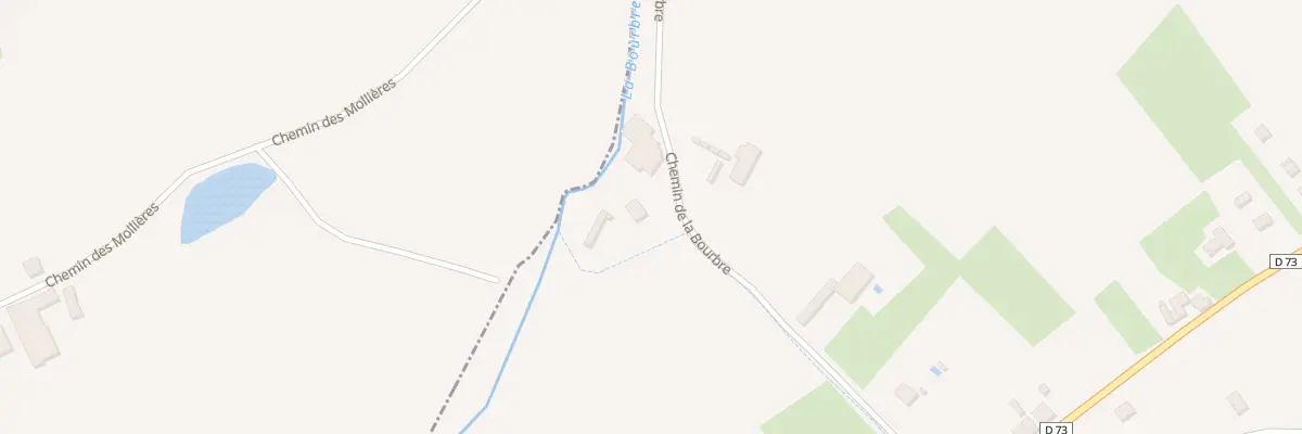 Plan du 335 Che de la Bourbre à Saint-Ondras