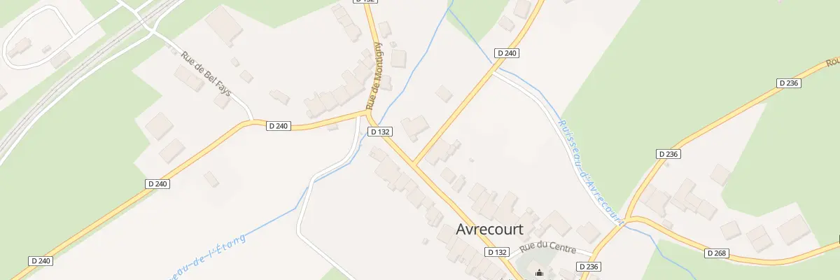 Plan du 20 Rue du Centre à Avrecourt