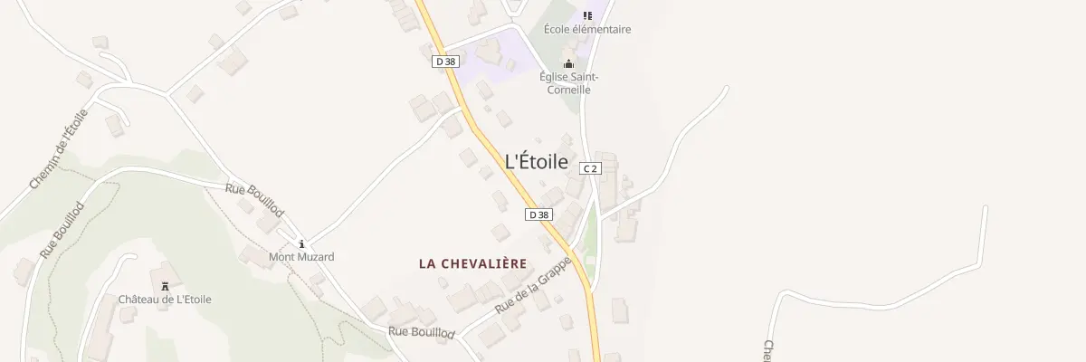 Plan du 269 Rue de la Chevalière à L’Étoile