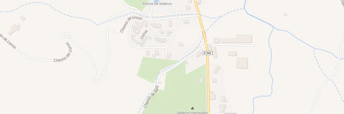 Plan du 5302 Lioron à Séderon