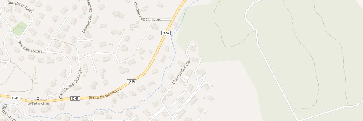 Plan du 218 Che des Lilas à Saint-Savournin