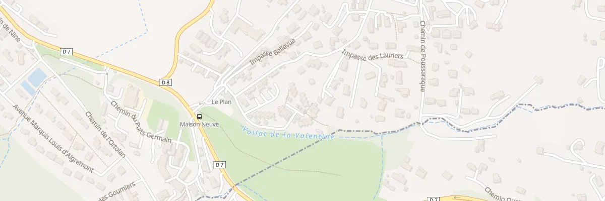 Plan du 3 Lot Ham du Gd Puech à Saint-Savournin