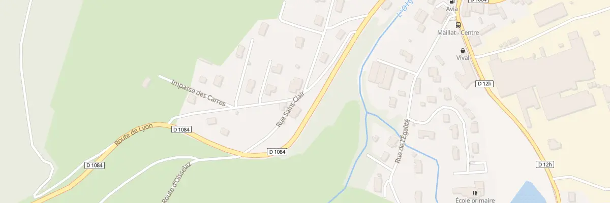 Plan du 471 Rue Saint Clair à Maillat
