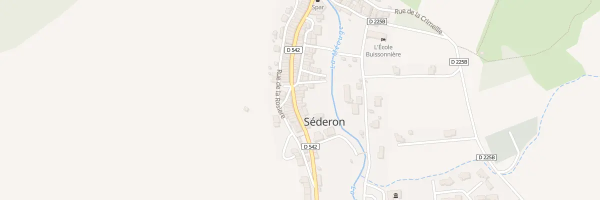 Plan du 5128 Le Village à Séderon