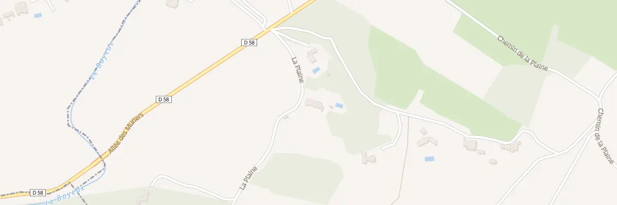Plan du 5043 La Plaine à Beaurecueil
