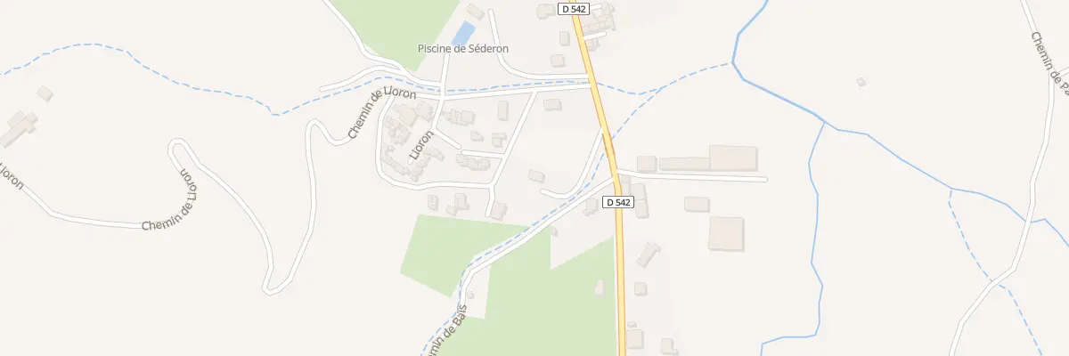 Plan du 5098 Lioron à Séderon