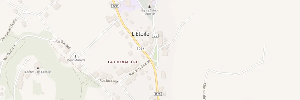 Plan du 17 Pas de la Fontaine à L’Étoile
