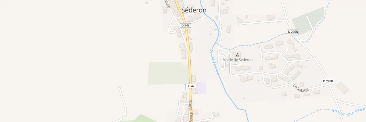 Plan du 5087 Le Village à Séderon