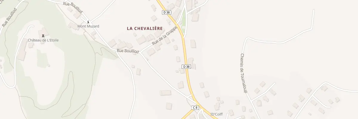 Plan du 388 Rue de la Chevalière à L’Étoile